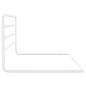 vidaXL Barandilla de seguridad cama niño blanco hierro (76-137)x55 cm vidaXL Barandilla de seguridad cama niño blanco hierro (76-137)x55 cm