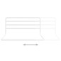 vidaXL Barandilla de seguridad cama niño blanco hierro (76-137)x55 cm vidaXL Barandilla de seguridad cama niño blanco hierro (76-137)x55 cm