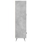 vidaXL Aparador alto madera de ingeniería gris hormigón 69,5x31x115 cm vidaXL Aparador alto madera de ingeniería gris hormigón 69,5x31x115 cm