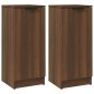 vidaXL Aparadores 2 uds madera contrachapada roble marrón 30x30x70 cm vidaXL Aparadores 2 uds madera contrachapada roble marrón 30x30x70 cm