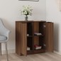 vidaXL Aparadores 2 uds madera contrachapada roble marrón 30x30x70 cm vidaXL Aparadores 2 uds madera contrachapada roble marrón 30x30x70 cm