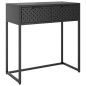 vidaXL Mesa consola de acero antracita 72x35x75 cm vidaXL Mesa consola de acero antracita 72x35x75 cm