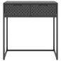 vidaXL Mesa consola de acero antracita 72x35x75 cm vidaXL Mesa consola de acero antracita 72x35x75 cm