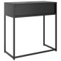 vidaXL Mesa consola de acero antracita 72x35x75 cm vidaXL Mesa consola de acero antracita 72x35x75 cm