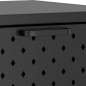 vidaXL Mesa consola de acero antracita 72x35x75 cm vidaXL Mesa consola de acero antracita 72x35x75 cm
