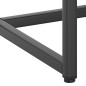 vidaXL Mesa consola de acero antracita 72x35x75 cm vidaXL Mesa consola de acero antracita 72x35x75 cm