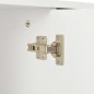 vidaXL Aparador de aglomerado blanco brillante 71x35x80 cm vidaXL Aparador de aglomerado blanco brillante 71x35x80 cm