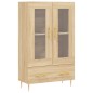 vidaXL Aparador alto madera de ingeniería roble Sonoma 69,5x31x115 cm vidaXL Aparador alto madera de ingeniería roble Sonoma 69,5x31x115 cm
