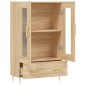 vidaXL Aparador alto madera de ingeniería roble Sonoma 69,5x31x115 cm vidaXL Aparador alto madera de ingeniería roble Sonoma 69,5x31x115 cm