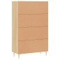 vidaXL Aparador alto madera de ingeniería roble Sonoma 69,5x31x115 cm vidaXL Aparador alto madera de ingeniería roble Sonoma 69,5x31x115 cm