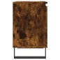 vidaXL Mesitas de noche 2 uds madera ingeniería roble humo 40x30x50 cm vidaXL Mesitas de noche 2 uds madera ingeniería roble humo 40x30x50 cm