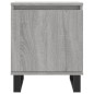 vidaXL Mesita de noche 2 uds madera ingeniería gris Sonoma 40x30x50 cm vidaXL Mesita de noche 2 uds madera ingeniería gris Sonoma 40x30x50 cm
