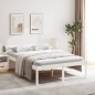 vidaXL Cama para personas mayores madera maciza de pino 135x190 cm vidaXL Cama para personas mayores madera maciza de pino 135x190 cm