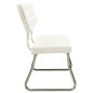 vidaXL Banco de terciopelo blanco crema 110 cm vidaXL Banco de terciopelo blanco crema 110 cm