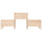 vidaXL Jardinera de madera de pino maciza 178,5x44x75 cm vidaXL Jardinera de madera de pino maciza 178,5x44x75 cm