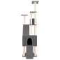 vidaXL Rascador para gatos con postes de sisal gris oscuro 190 cm vidaXL Rascador para gatos con postes de sisal gris oscuro 190 cm