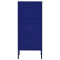 vidaXL Armario de almacenamiento acero azul marino 42,5x35x101,5 cm vidaXL Armario de almacenamiento acero azul marino 42,5x35x101,5 cm