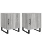 vidaXL Mesitas noche 2 uds madera ingeniería gris Sonoma 40x40x50 cm vidaXL Mesitas noche 2 uds madera ingeniería gris Sonoma 40x40x50 cm