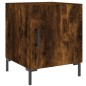 vidaXL Mesitas noche 2 uds madera ingeniería roble ahumado 40x40x50 cm vidaXL Mesitas noche 2 uds madera ingeniería roble ahumado 40x40x50 cm