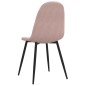 vidaXL Sillas de comedor 2 unidades terciopelo rosa vidaXL Sillas de comedor 2 unidades terciopelo rosa