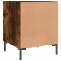 vidaXL Mesitas noche 2 uds madera ingeniería roble ahumado 40x40x50 cm vidaXL Mesitas noche 2 uds madera ingeniería roble ahumado 40x40x50 cm