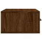vidaXL Mesitas de noche de pared 2 uds color roble marrón 35x35x20 cm vidaXL Mesitas de noche de pared 2 uds color roble marrón 35x35x20 cm