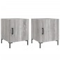 vidaXL Mesitas noche 2 uds madera ingeniería gris Sonoma 40x40x50 cm vidaXL Mesitas noche 2 uds madera ingeniería gris Sonoma 40x40x50 cm