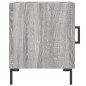 vidaXL Mesitas noche 2 uds madera ingeniería gris Sonoma 40x40x50 cm vidaXL Mesitas noche 2 uds madera ingeniería gris Sonoma 40x40x50 cm