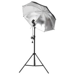 vidaXL Set de iluminación de estudio con trípodes y sombrillas 