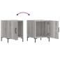 vidaXL Mesitas noche 2 uds madera ingeniería gris Sonoma 40x40x50 cm vidaXL Mesitas noche 2 uds madera ingeniería gris Sonoma 40x40x50 cm