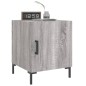 vidaXL Mesitas noche 2 uds madera ingeniería gris Sonoma 40x40x50 cm vidaXL Mesitas noche 2 uds madera ingeniería gris Sonoma 40x40x50 cm