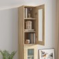 vidaXL Armario colgante de pared roble Sonoma 34,5x34x90 cm