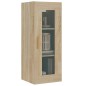 vidaXL Armario colgante de pared roble Sonoma 34,5x34x90 cm