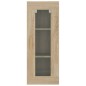 vidaXL Armario colgante de pared roble Sonoma 34,5x34x90 cm