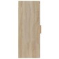 vidaXL Armario colgante de pared roble Sonoma 34,5x34x90 cm