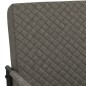 vidaXL Silla voladiza cuero sintético gris vidaXL Silla voladiza cuero sintético gris