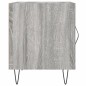 vidaXL Mesitas noche 2 uds madera ingeniería gris Sonoma 40x40x50 cm