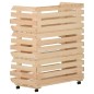 vidaXL Carrito para verduras madera maciza de pino 77x30x80 cm vidaXL Carrito para verduras madera maciza de pino 77x30x80 cm