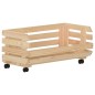 vidaXL Carrito para verduras madera maciza de pino 77x30x80 cm vidaXL Carrito para verduras madera maciza de pino 77x30x80 cm