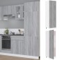 vidaXL Armario para frigorífico madera gris Sonoma 60x57x207 cm vidaXL Armario para frigorífico madera gris Sonoma 60x57x207 cm