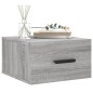 vidaXL Mesitas de noche de pared 2 uds color gris Sonoma 35x35x20 cm vidaXL Mesitas de noche de pared 2 uds color gris Sonoma 35x35x20 cm