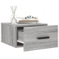 vidaXL Mesitas de noche de pared 2 uds color gris Sonoma 35x35x20 cm vidaXL Mesitas de noche de pared 2 uds color gris Sonoma 35x35x20 cm