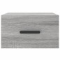 vidaXL Mesitas de noche de pared 2 uds color gris Sonoma 35x35x20 cm vidaXL Mesitas de noche de pared 2 uds color gris Sonoma 35x35x20 cm
