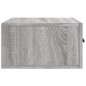 vidaXL Mesitas de noche de pared 2 uds color gris Sonoma 35x35x20 cm vidaXL Mesitas de noche de pared 2 uds color gris Sonoma 35x35x20 cm