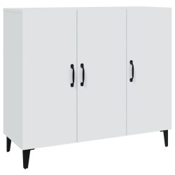 vidaXL Aparador de madera de ingeniería blanco 90x34x80 cm