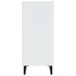 vidaXL Aparador de madera de ingeniería blanco 90x34x80 cm vidaXL Aparador de madera de ingeniería blanco 90x34x80 cm