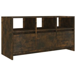 vidaXL Mueble de TV madera de ingeniería roble ahumado 102x37,5x52,5cm
