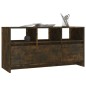 vidaXL Mueble de TV madera de ingeniería roble ahumado 102x37,5x52,5cm