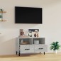  vidaXL Mueble para TV madera contrachapada gris hormigón 80x36x50 cm