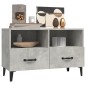  vidaXL Mueble para TV madera contrachapada gris hormigón 80x36x50 cm